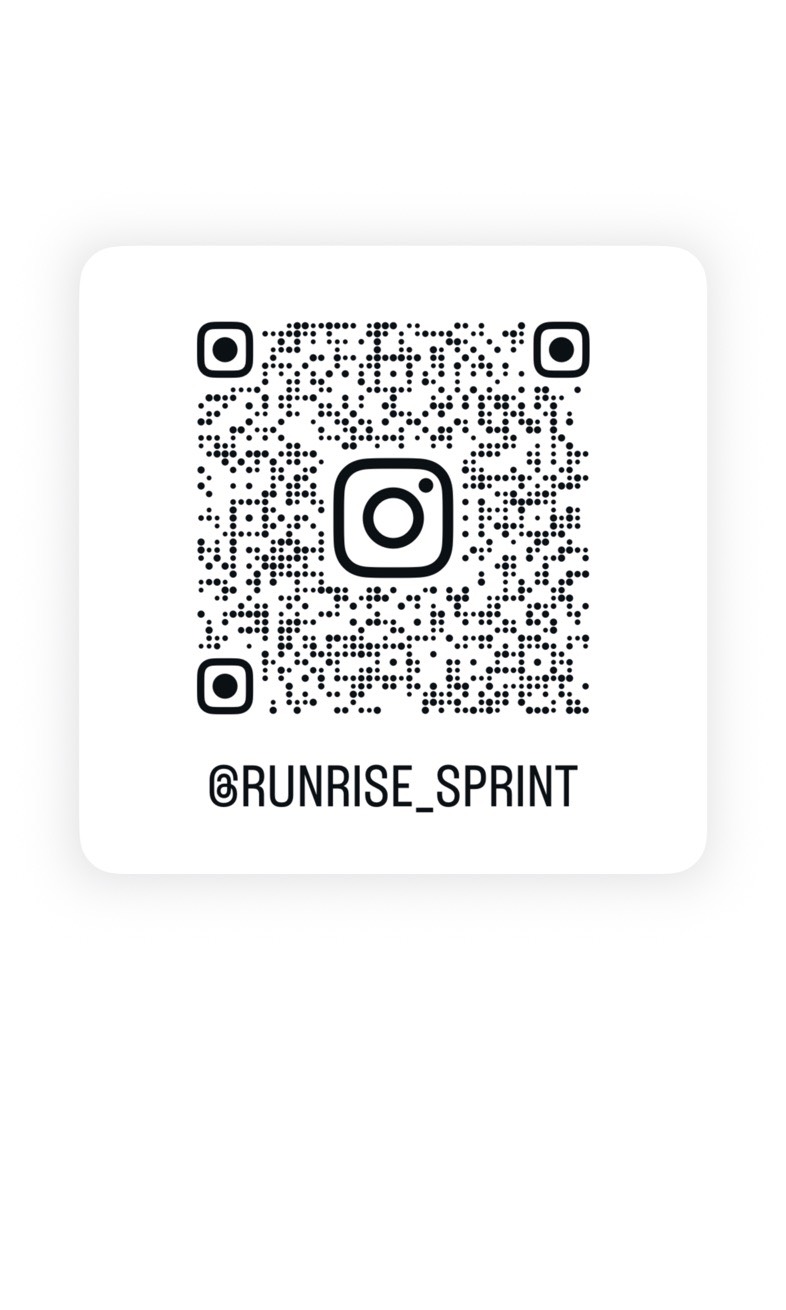 RunRise SC Instagram QRコード @runrise_sprint